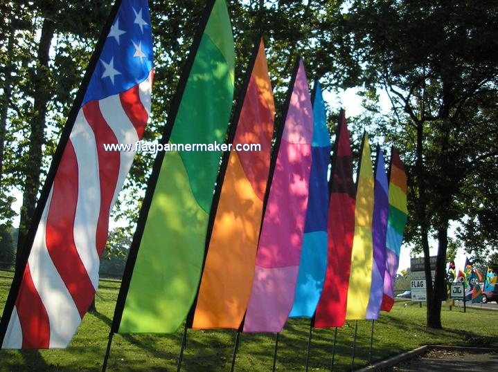 Event swooper flags