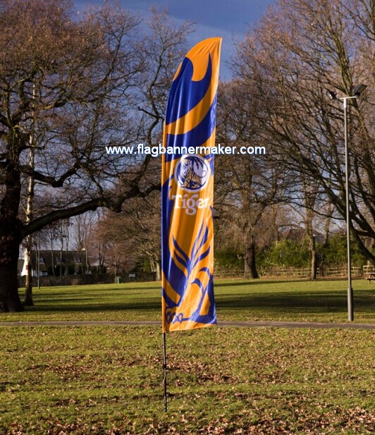 Food beach flags