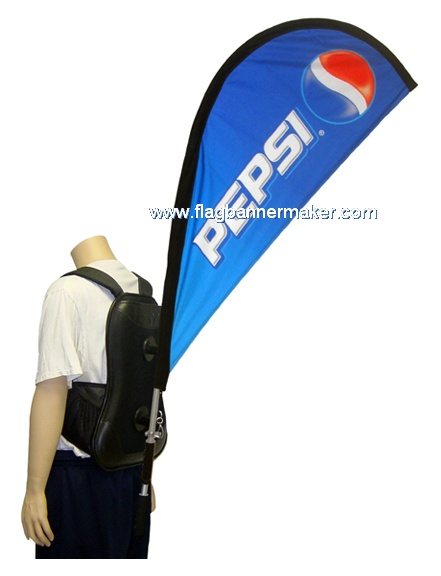 Event backpack flags