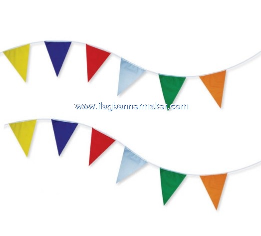 Custom pennant bunting