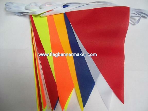 Custom pennant bunting