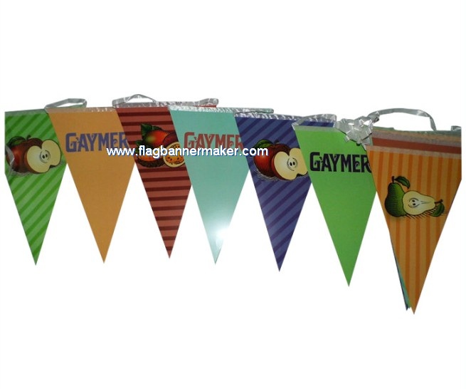 Branding bunting flags