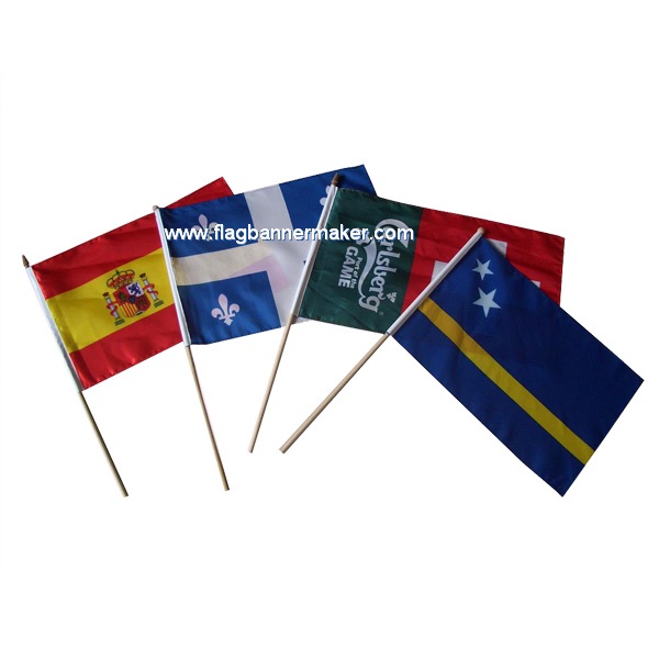 Country stick flags