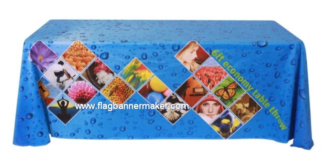 Custom branded table cloth