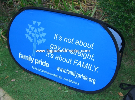 A frame banner