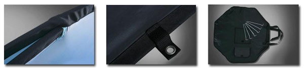 Triangle pop out banner