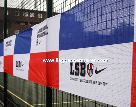 Mesh banner wrap