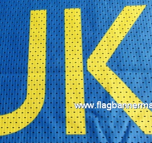 Fence mesh banner