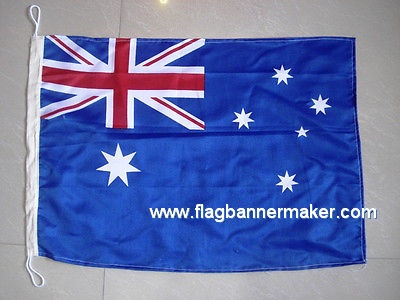 Printed Australia flags