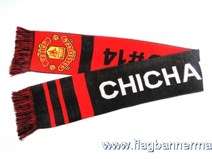 Soccer fans scarf