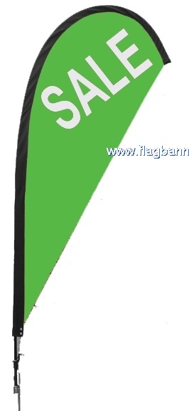 Custom sale teardrop flags