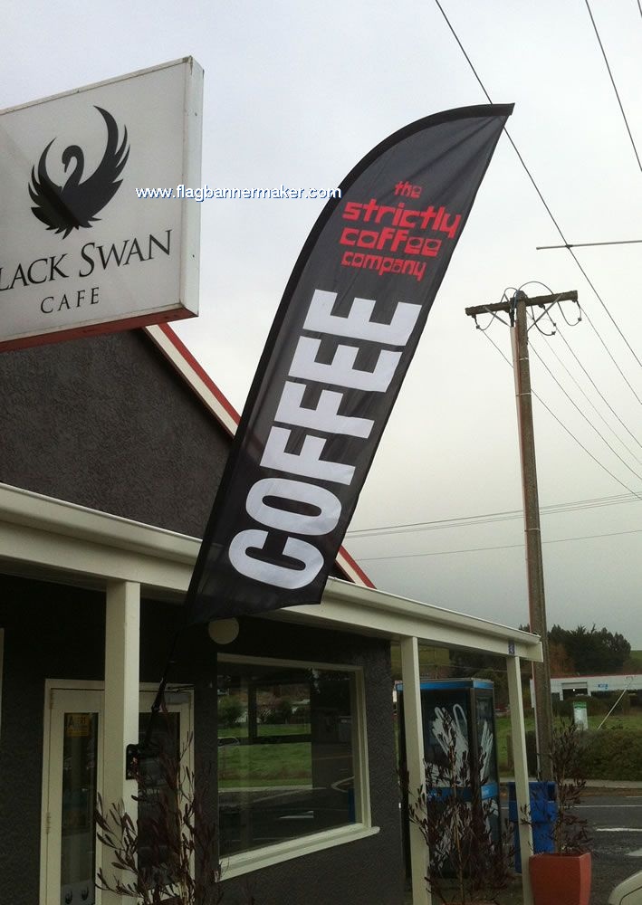 Custom cafe flags