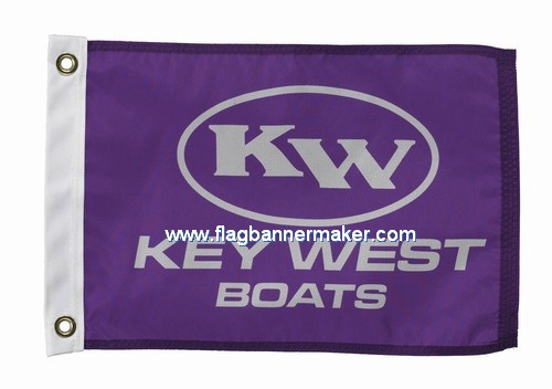 Custom eyelet polyester banner