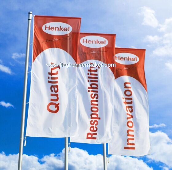 Custom brand advertising flags