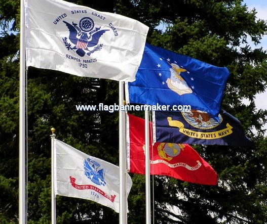 Custom printed outdoor flags