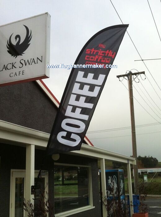 Custom wall feather flags