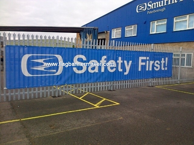 Custom Fence Scrim Banner