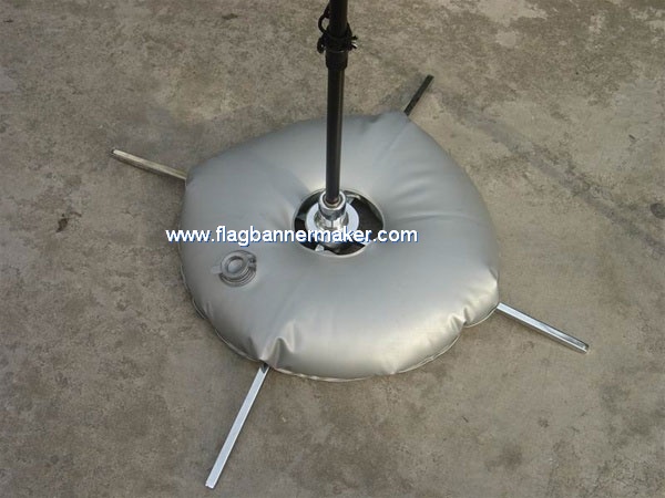 Brand teardrop flag