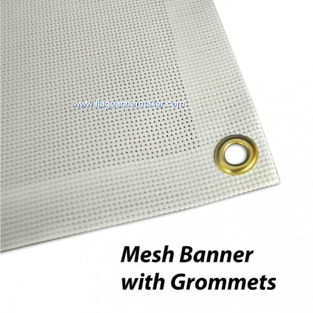 Fence vinyl mesh banner