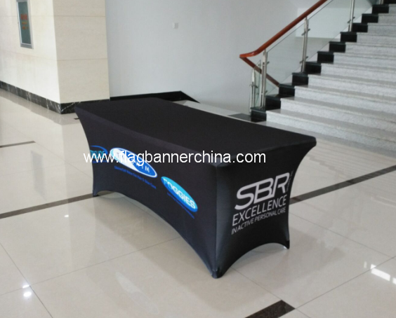 Custom stretch table cover