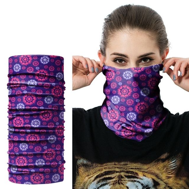 Bicycle neck warmer buff